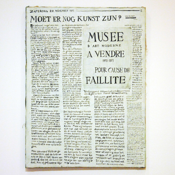 Toon Tersas - Moet er nog kunst zijn - Olieverf op doek