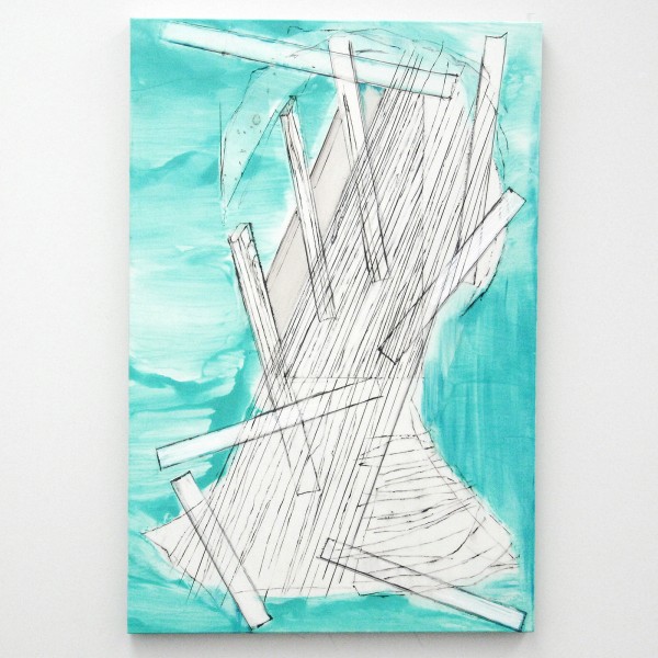 Toon Verhoef - Zonder Titel - Olieverf en acrylverf op doek