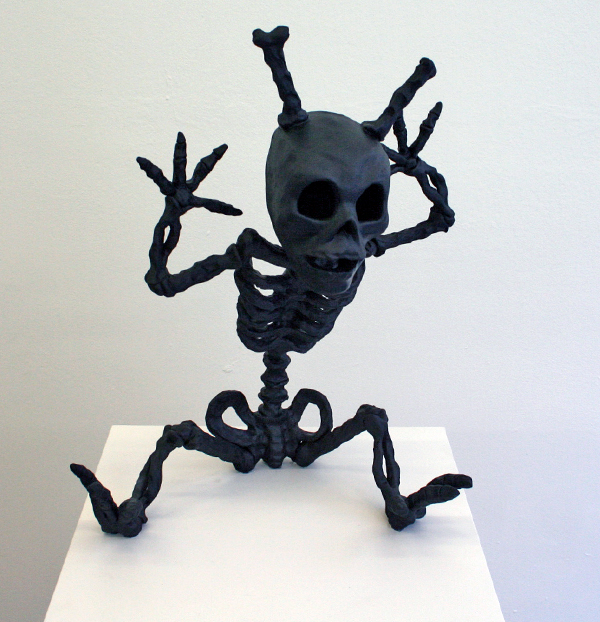 Ulrike Rehm - Kleine Unruhe - 40x40x60cm Porselein en verf Ulrike Rehm - Kleine Unruhe - 40x40x60cm Porselein en verf