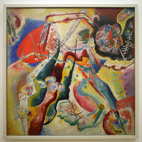 Vassily Kandinsky - Bild mit rotem Fleck