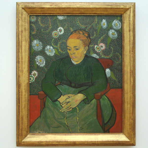 Vincent van Gogh - Augustine Roulin (La Berceuse) - Olieverf op doek Vincent van Gogh - Augustine Roulin (La Berceuse) - Olieverf op doek