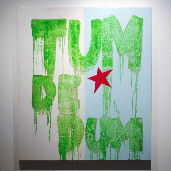 Walter Swennen - Tum de Dum - Olieverf op hout, 1992