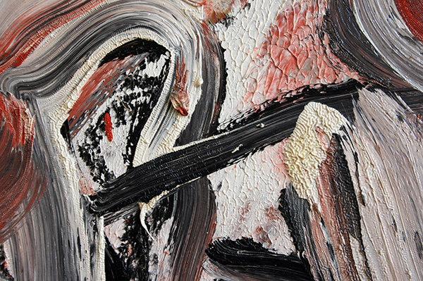 Willem de Kooning - Untitled XVI - 153x138cm Olieverf op doek (detail)