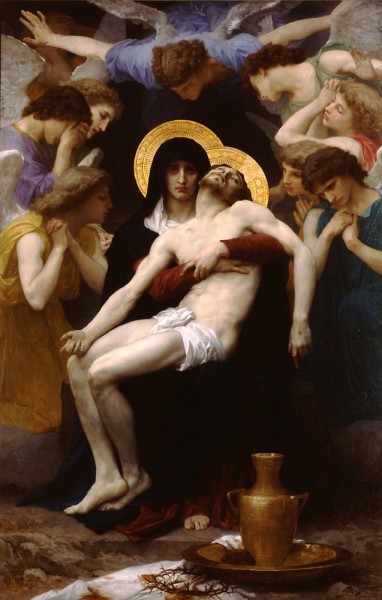 William Bourgereau - Pieta - 230x148cm Olieverf op canvas, 1876