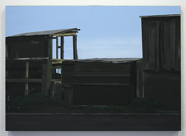 Wim Claessen - Barn - 50x70cm Acrylverf op MDF
