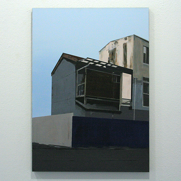 Wim Claessen - Silent City - 50x70cm Acrylverf op MDF