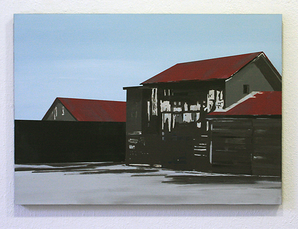 Wim Claessen - Silent City - 50x70cm Acrylverf op MDF