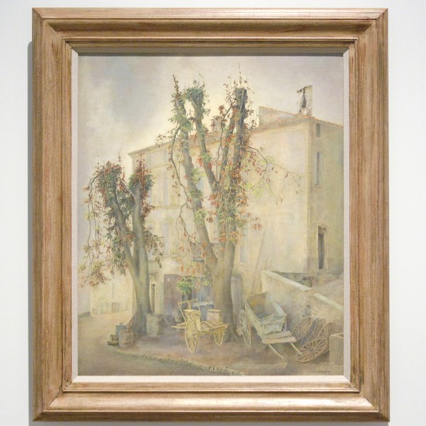 Wim Schuhmacher - Frcalquier, Frankrijk - Olieverf op doek, 1949