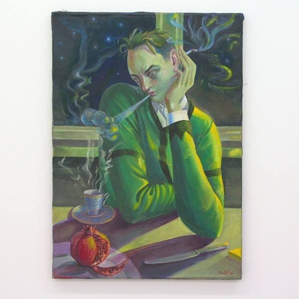 Yuri Rodekin - Sci-Fi Writer - 70x50cm Olieverf op canvas