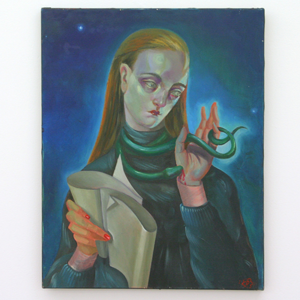 Yuri Rodekin - The Rules of Writing a Poem - 58x46cm Olieverf op canvas