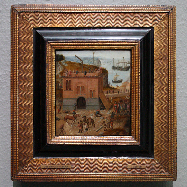 Zuidelijke Nederlanden (Brugge?) - De Toren van Babel - Paneel, naar Eyckiaans voorbeeld Zuidelijke Nederlanden (Brugge?) - De Toren van Babel - Paneel, naar Eyckiaans voorbeeld